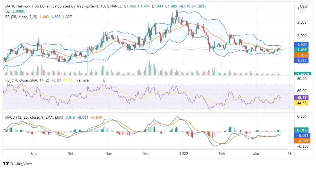 Polygon Price Analysis Chart